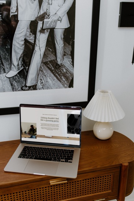 branding and website design example